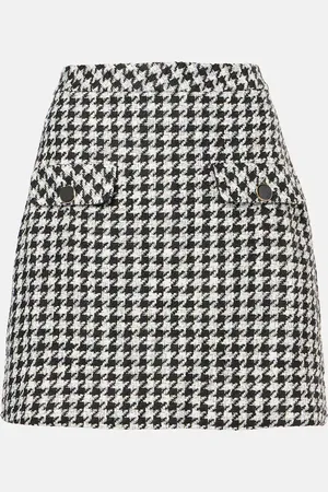 RIXO London Houndstooth miniskirt
