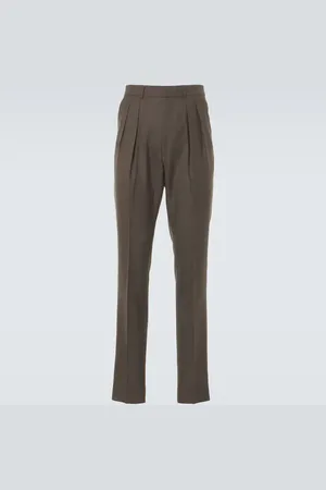 Tom Ford Atticus mohair, wool, and silk tapered pants