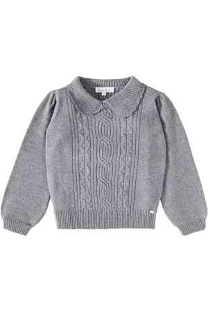Tartine Et Chocolat Wool and cashmere-blend polo sweater