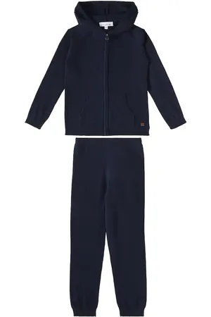 Tartine Et Chocolat Wool and cashmere hoodie and sweatpants set