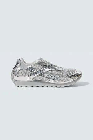 Bottega Veneta Orbit metallic-effect sneakers