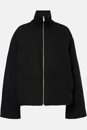 Totême Wool-blend flannel down jacket