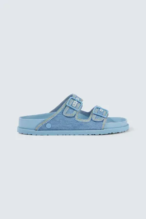 Birkenstock Arizona denim sandals