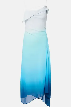 Acne Studios Delara ombrÃ© chiffon midi dress