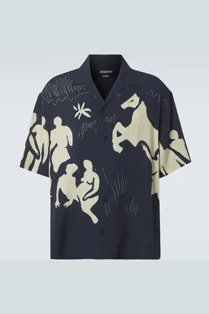 Jacquemus La Chemise Jean printed bowling shirt
