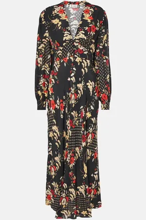 RIXO London Trula floral maxi dress