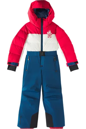 Moncler Colorblocked poplin ski suit