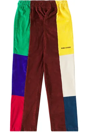 Bobo Choses Bobo Chooses colorblocked corduroy pants