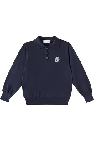 Brunello Cucinelli Cotton polo sweater
