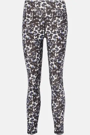Varley Printed high-rise leggings