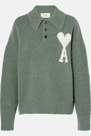 Ami Ami De CÅur wool-blend polo sweater