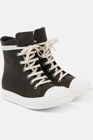 Rick Owens Felt high-top sneakers