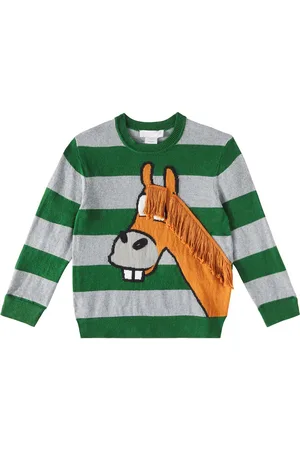 Stella McCartney Striped cotton and wool sweater