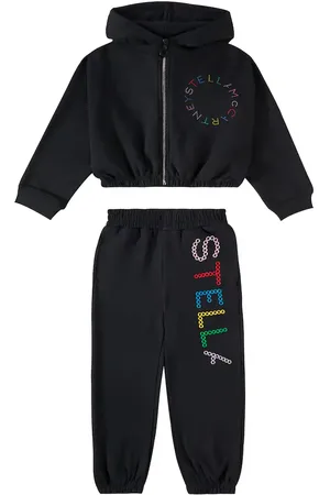Stella McCartney Logo cotton fleece tracksuit