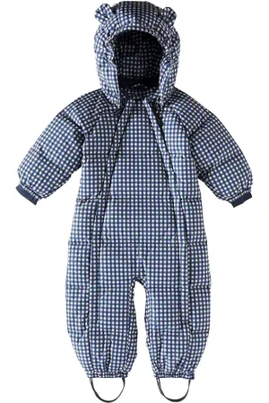 Liewood Baby Sylvie checked down snowsuit