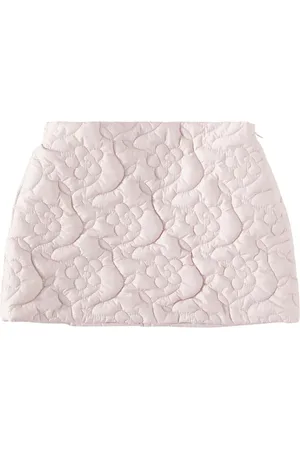 Il gufo Pumpkin floral quilted skirt