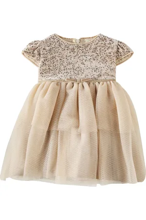 PATACHOU Baby embellished velour and tulle dress