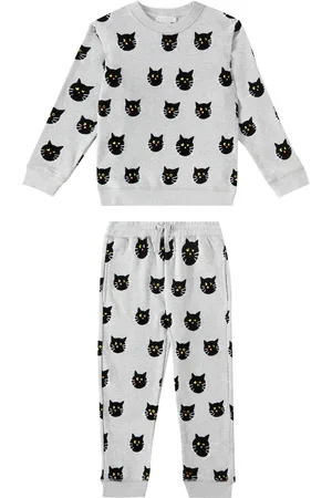 Stella McCartney Printed cotton sweatshirt and sweatpants set