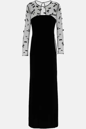 Max Mara Marocco mesh gown