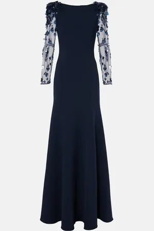 Jenny Packham Midnight embellished gown