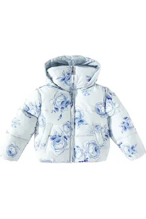 MONNALISA Floral puffer jacket