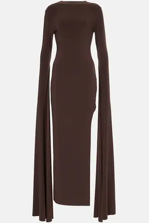 Norma Kamali Draped jersey gown