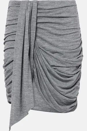 Isabel Marant Andora draped jersey miniskirt