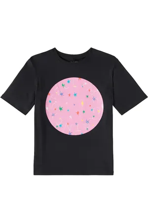 Stella McCartney Logo printed cotton jersey T-shirt