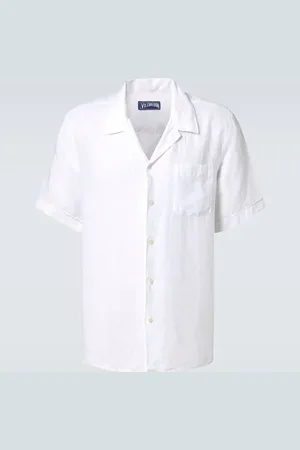 Vilebrequin Charli linen bowling shirt