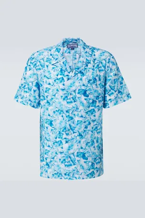 Vilebrequin Charli cotton and silk bowling shirt