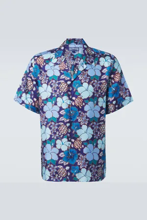 Vilebrequin Charli floral silk bowling shirt