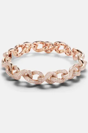 Shay Infinity Link 18kt rose bracelet with diamonds