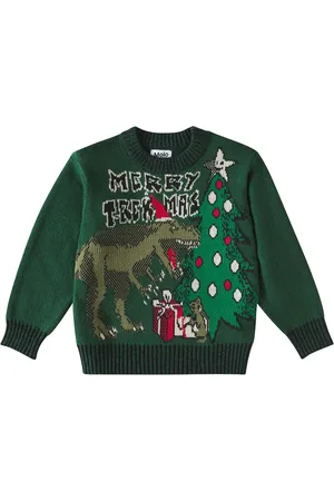 Molo Bello intarsia cotton-blend sweater