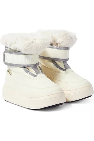 Moon Boot Junior Park Strap faux fur-trimmed snow boots