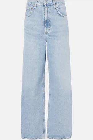 AGOLDE Low Curve mid-rise wide-leg jeans