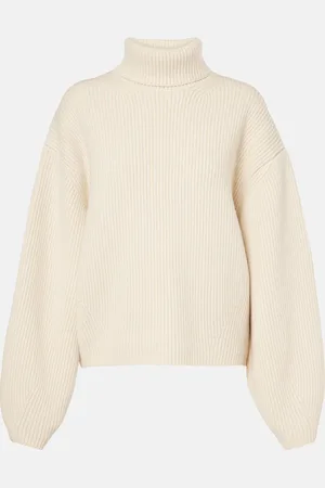 Totême Ribbed-knit wool-blend turtleneck sweater