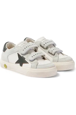 Golden Goose May School suede and leather sneakers