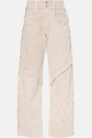 Isabel Marant Shanila patchwork wide-leg jeans