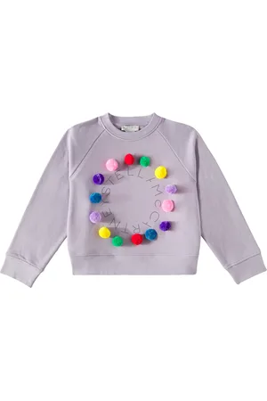 Stella McCartney Logo appliquÃ© cotton jersey sweatshirt
