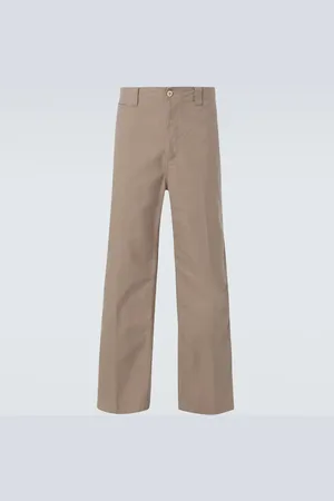 VISVIM High-rise cotton chinos