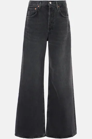 AGOLDE Dame high-rise wide-leg jeans
