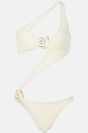 SAME Spiral cutout one-shoulder swimsuit