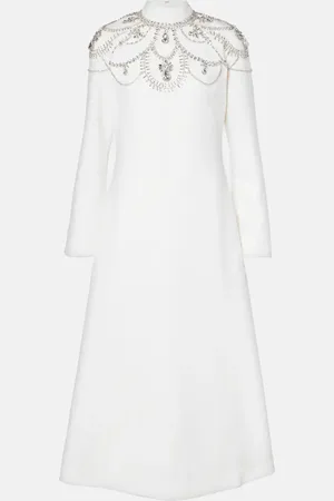 Simkhai Odetta embellished crÃªpe midi dress
