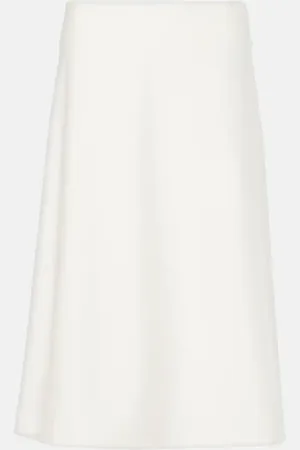Jil Sander A-line midi skirt