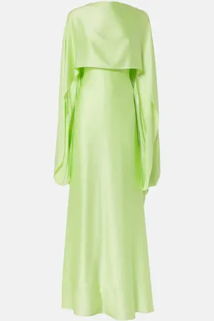Roksanda Caped satin gown