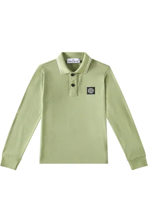 Stone Island Compass cotton polo sweater