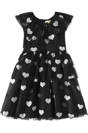 Konges Sløjd Konges SlÃ¸jd Heart-printed tiered tulle dress