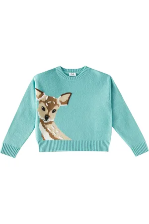 Il gufo Intarsia virgin wool sweater