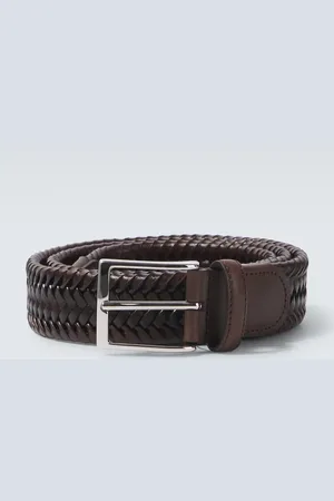 Rubinacci Woven leather belt