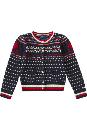Ralph Lauren Intarsia cotton and wool cardigan